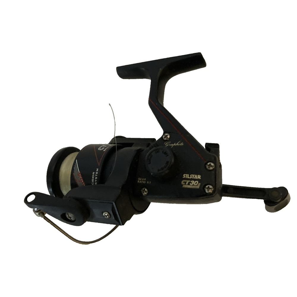 Silstar CT30 Saltwater Spinning Reel Graphite Body Ball Bearing Tested Working